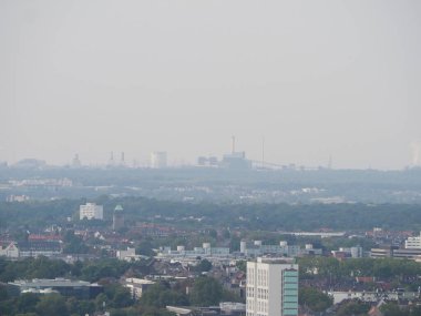 Kraftwerk Knapsack chemical park on the horizon in Koeln