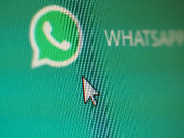 San Jose - Aralık 2019: Whatsapp işareti