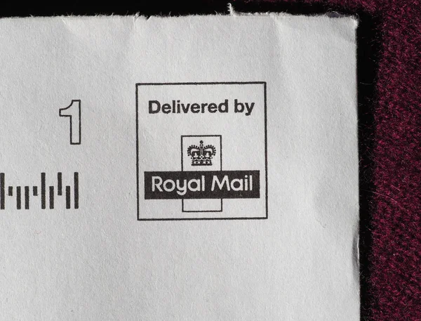 LONDRES - DEC 2019 : Signature du Royal Mail — Photo