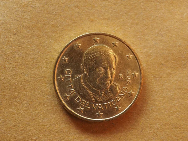 50 美分硬币，欧洲联盟 — 图库照片