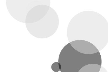 Soyut gri daireler resimde arka plan