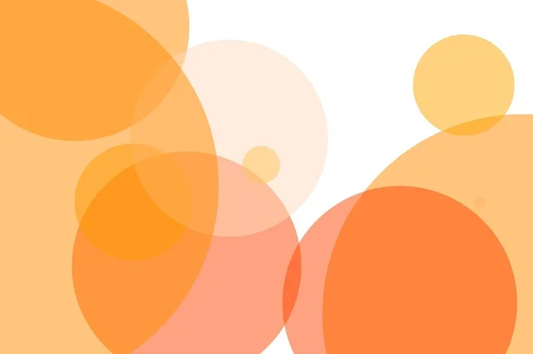 Абстрактні помаранчеві кола ілюстрація фону — стокове фото