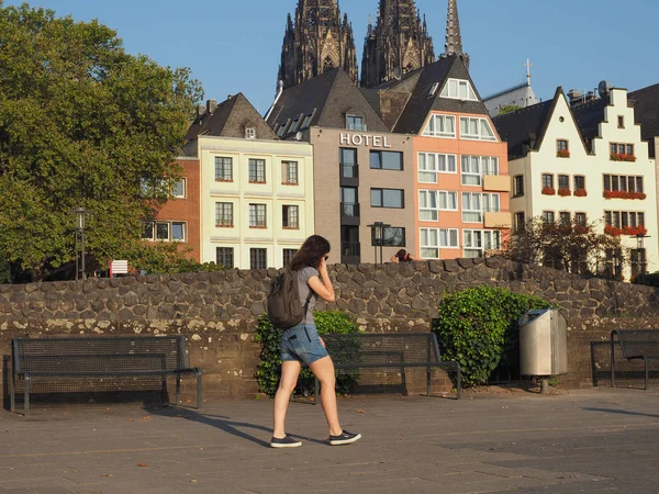 Altstadt (gamla stan) i Koeln — Stockfoto