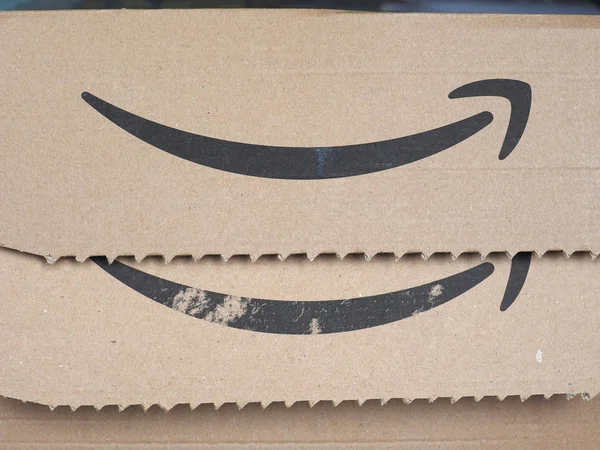 SEATTLE JAN 2020: Paket Amazon — Stok Foto