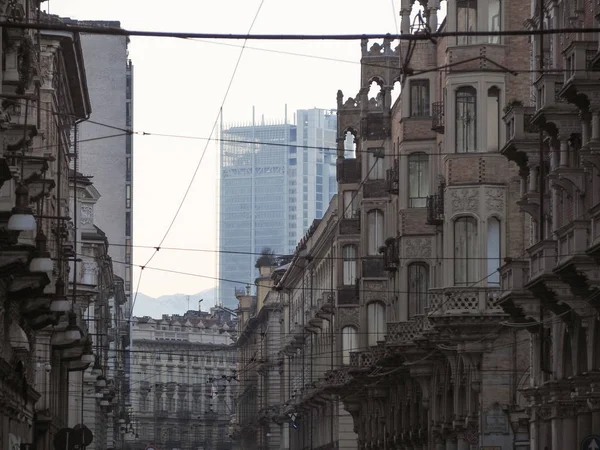 Centrum miasta Turyn — Zdjęcie stockowe