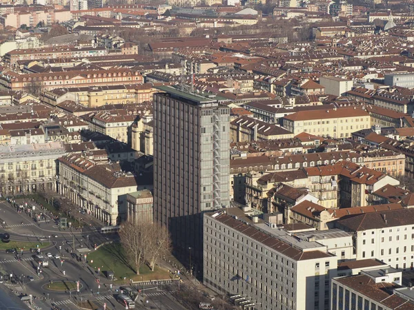 Vedere aeriană asupra Torino — Fotografie, imagine de stoc