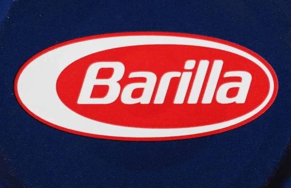 PARMA - DEC 2019: Segno di Barilla — Foto Stock