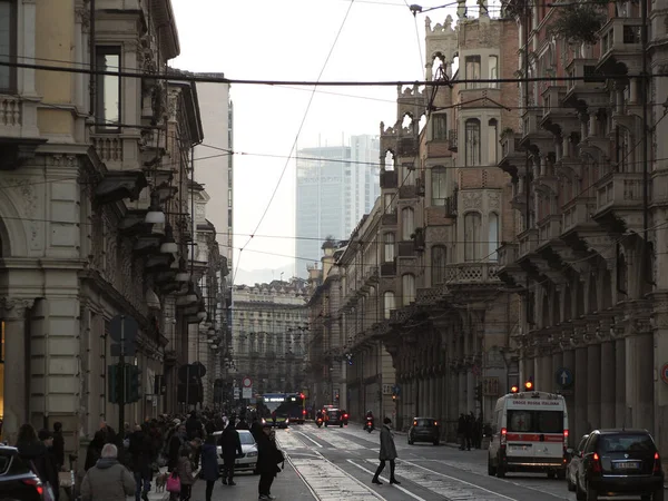 Turin centro da cidade — Fotografia de Stock