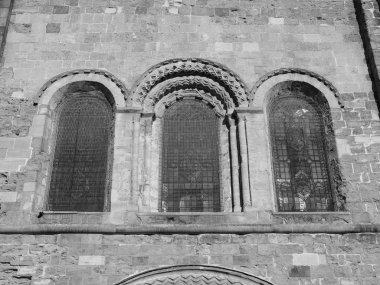 Chepstow 'daki Aziz Mary Kilisesi, siyah beyaz