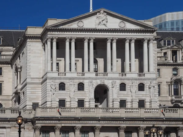 Bank of England in London — Stockfoto