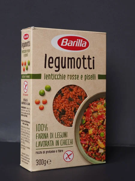 PARMA - JAN 2020: Pacote Barilla legumotti — Fotografia de Stock