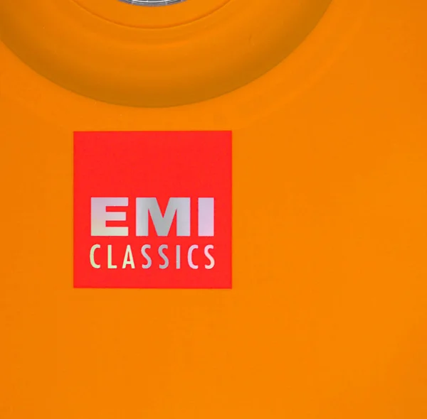 Londyn - grudzień 2019: Emi Classics na płycie CD z muzyką klasyczną — Zdjęcie stockowe