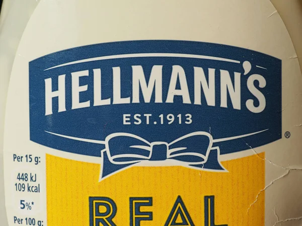 纽约- 2020年1月：赫尔曼的蛋黄酱瓶 — 图库照片