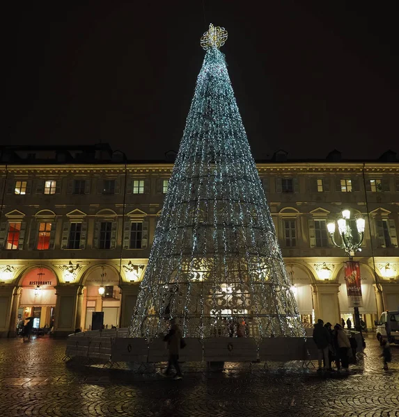 Praça Piazza San Carlo em Turim — Fotografia de Stock