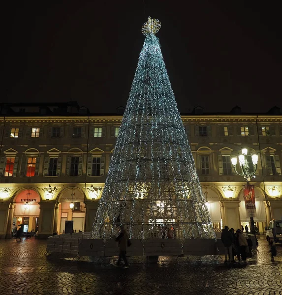 Piazza San Carlo tér Torinóban — Stock Fotó