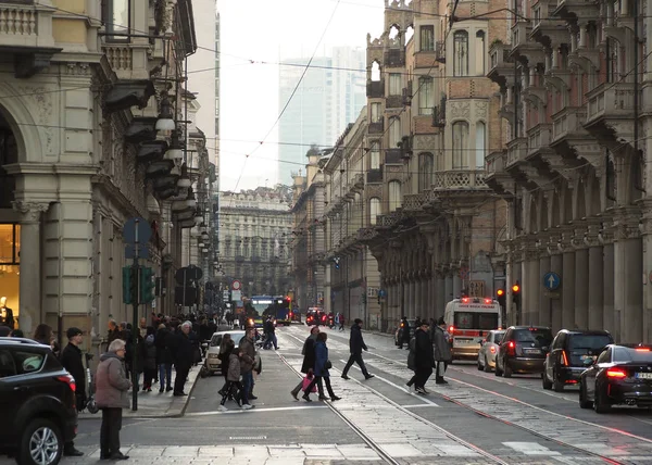 Turin şehir merkezi — Stok fotoğraf