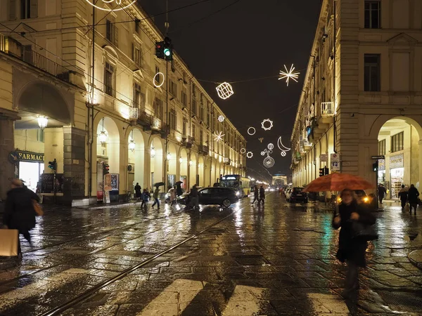 Οδός Via Po στο Τορίνο — Φωτογραφία Αρχείου