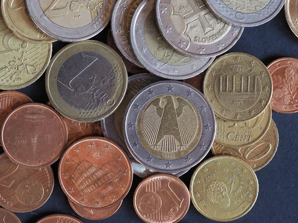 Euroérmék, Európai Unió a fekete felett — Stock Fotó