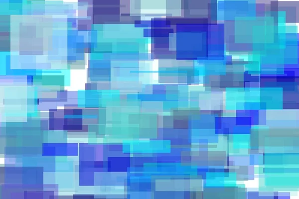 Abstract blue squares illustration background — Stock Photo, Image