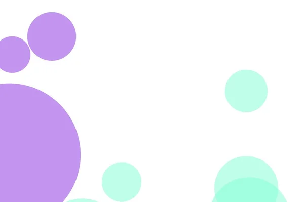 Abstract violet green circles illustration background — ストック写真