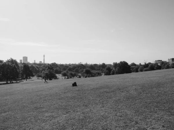 Primrose hill in london, schwarz und weiß — Stockfoto