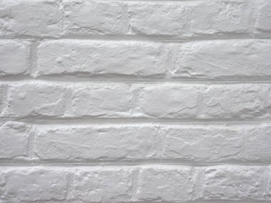 Beyaz tuğla duvar arkaplanı