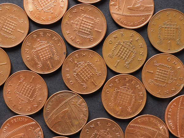 Pound coins, Royaume-uni — Photo