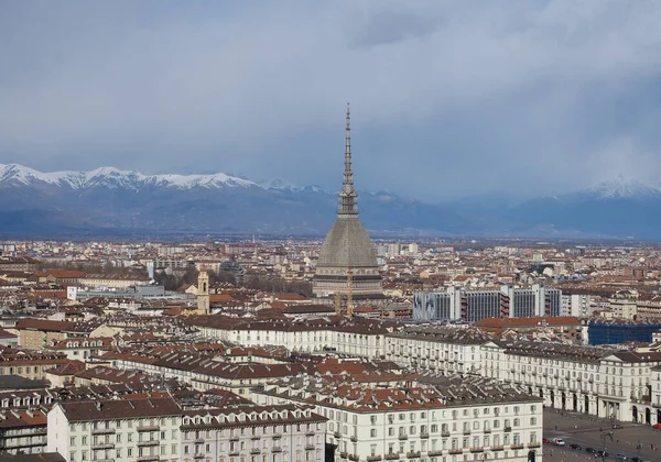 Torino 'nun hava görüntüsü — Stok fotoğraf