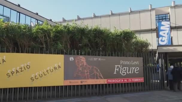 Gam Galleria Arte Moderna Galerie Voor Moderne Kunst Turijn Italië — Stockvideo