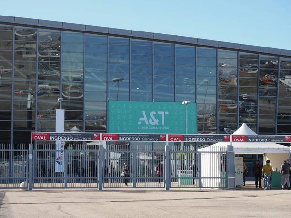 A&T (Automation and Testing) fair in Turin — Stok fotoğraf