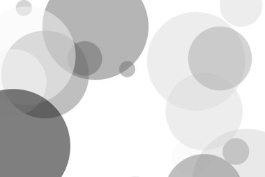 Soyut gri daireler resimde arka plan