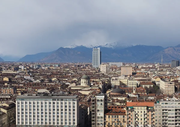 Torino 'nun hava görüntüsü — Stok fotoğraf