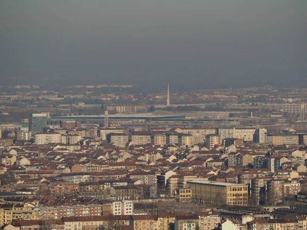 Widok z lotu ptaka na Turyn — Zdjęcie stockowe