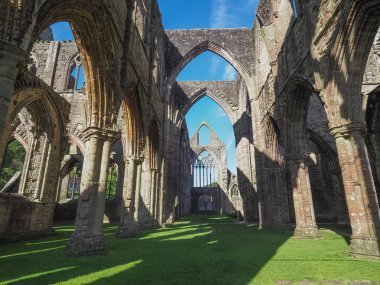 Tintern Manastırı (Abaty Tyndyrn) Tintern içinde