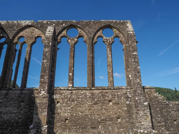 Tintern Abbey (Abaty Tyndyrn) i Tintern — Stockfoto