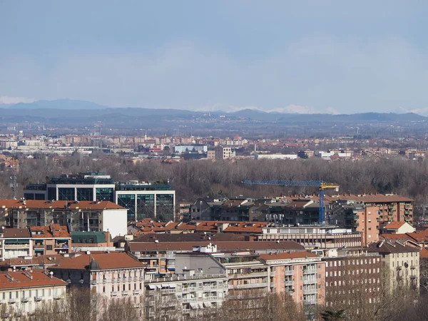 Torinói légi felvétel — Stock Fotó