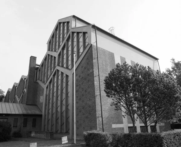 Святой Панфитий в Коктебеле, черно-белый — стоковое фото