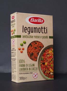 Parma - Jan 2020: Barilla legumotti paketi