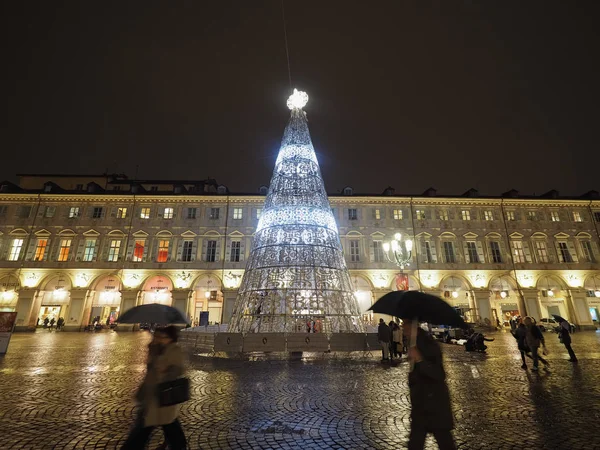 Praça Piazza San Carlo em Turim — Fotografia de Stock