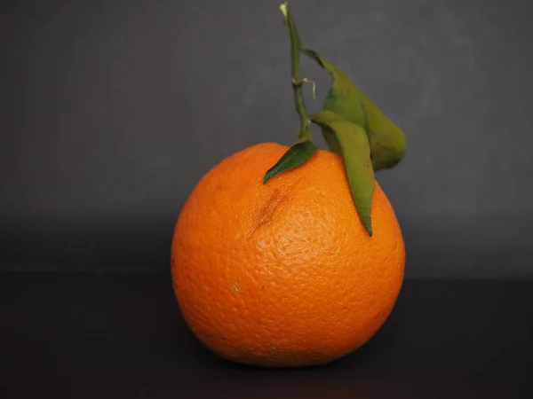 Laranja Doce Citrus Sinensis Fruta Comida Vegetariana — Fotografia de Stock