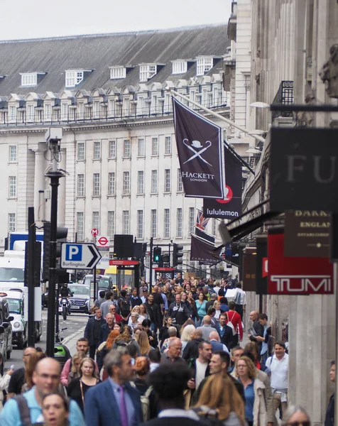 London Circa September 2019 Menschen Der Regent Street — Stockfoto