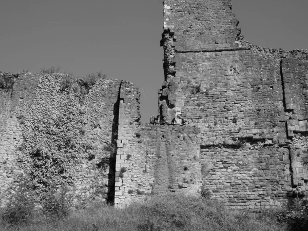 Ruinen Des Schlosses Von Tschepstow Castell Cas Gwent Walisisch Tschepstow — Stockfoto