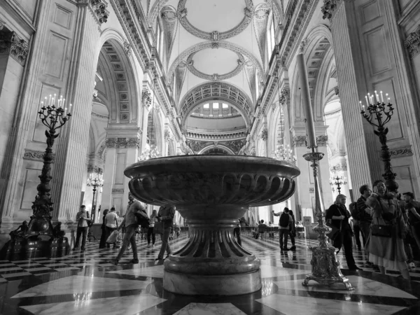 London Circa September 2019 Paul Cathedral Church Black White — Stock Photo, Image