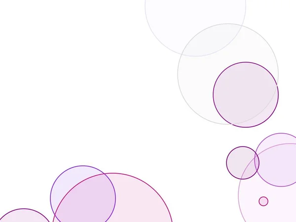 Абстрактная Минималистская Фиолетово Серая Иллюстрация Кругами Заднем Плане — стоковое фото