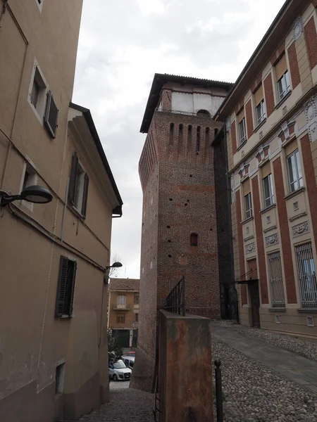 Settimo Torinese Italy Circa February 2020 Torre Medievale Medieval Tower — ストック写真