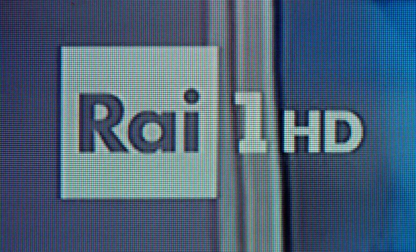 TURIN, ITALY - CIRCA JANUARY 2020: RAI 1 HD Italian television channel logo — Stockbild Turin Italy Circa January 2020 Rai Italian Television Channel Logo — Stockfoto
