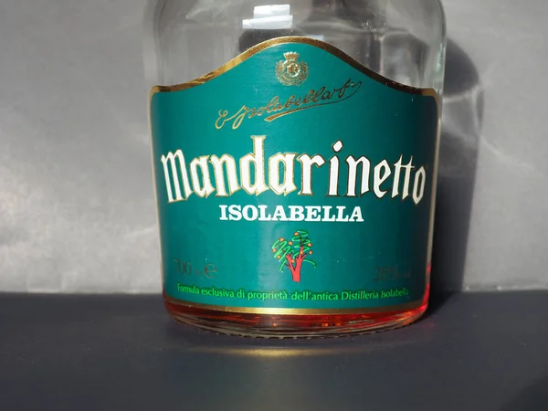 Turin Italy Circa January 2020 Mandarinetto Isolabella Bottle — Stockfoto