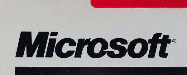 Redmont Usa Circa Febbraio 2020 Microsoft Firma — Foto Stock