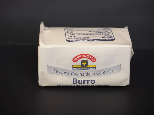 Turin Italy Circa February 2020 Centrale Del Latte Packet Butter — Stockfoto