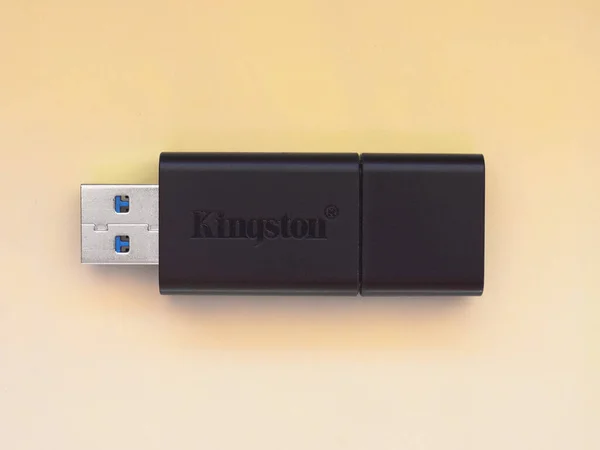 Los Angeles Usa Februar 2020 Kingston Usb Stick Datenspeicher — Stockfoto